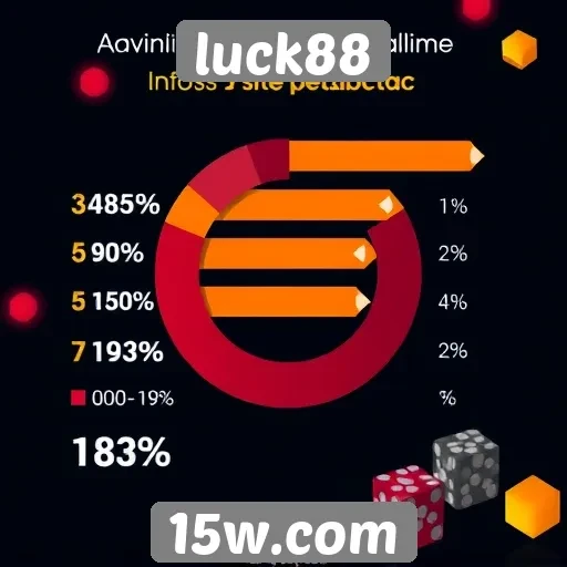 Estatísticas de usuários ativos no site luck88