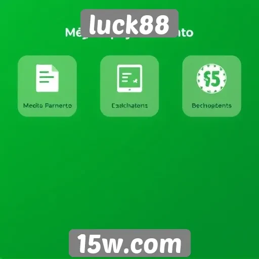 Métodos de pagamento aceitos no luck88